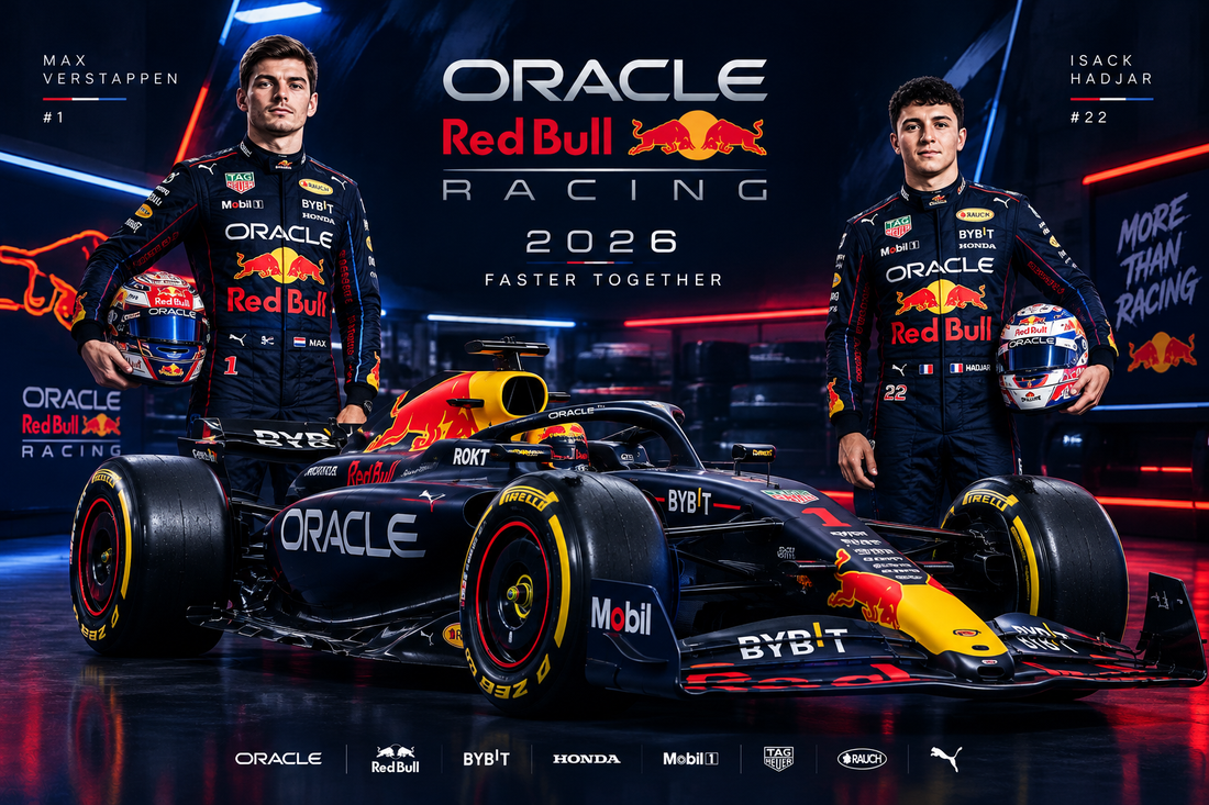 Oracle Red Bull Racing 2026: Drivers, History & Racing Gear