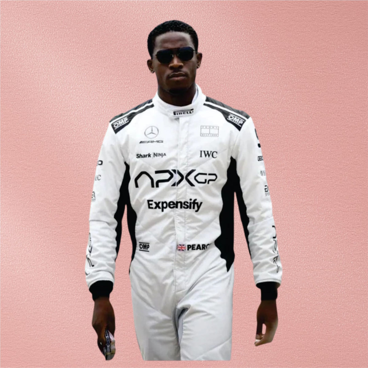 Damson Idris 2025 APXGP Joshua Pearce F1 Movie Racing Suit