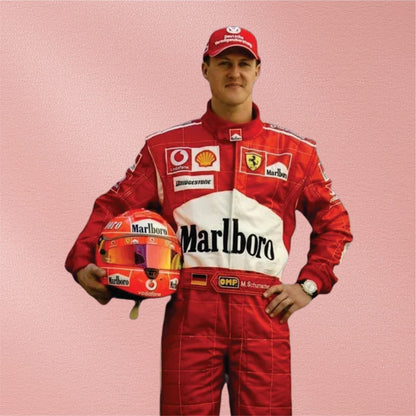 Michael Schumacher 2004 Ferrari Embroidered F1 Racing Suit