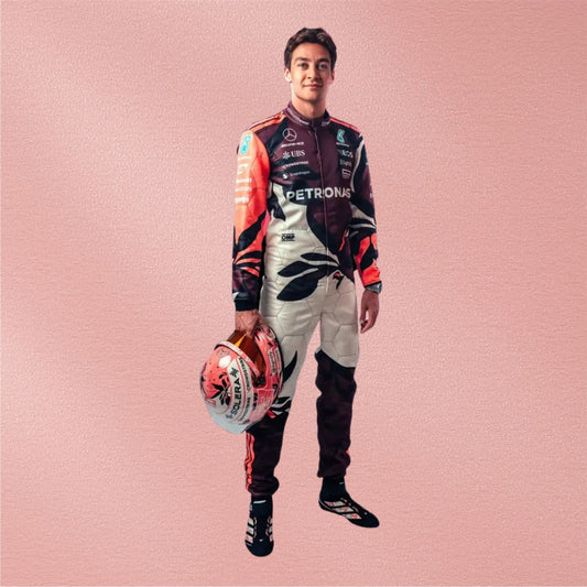 George Russell 2025 Mercedes Miami GP Replica Racing Suit