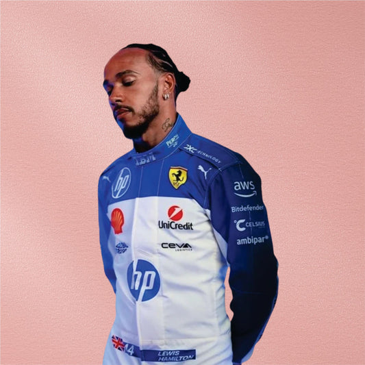 Lewis Hamilton 2025 Ferrari Miami GP Racing Suit