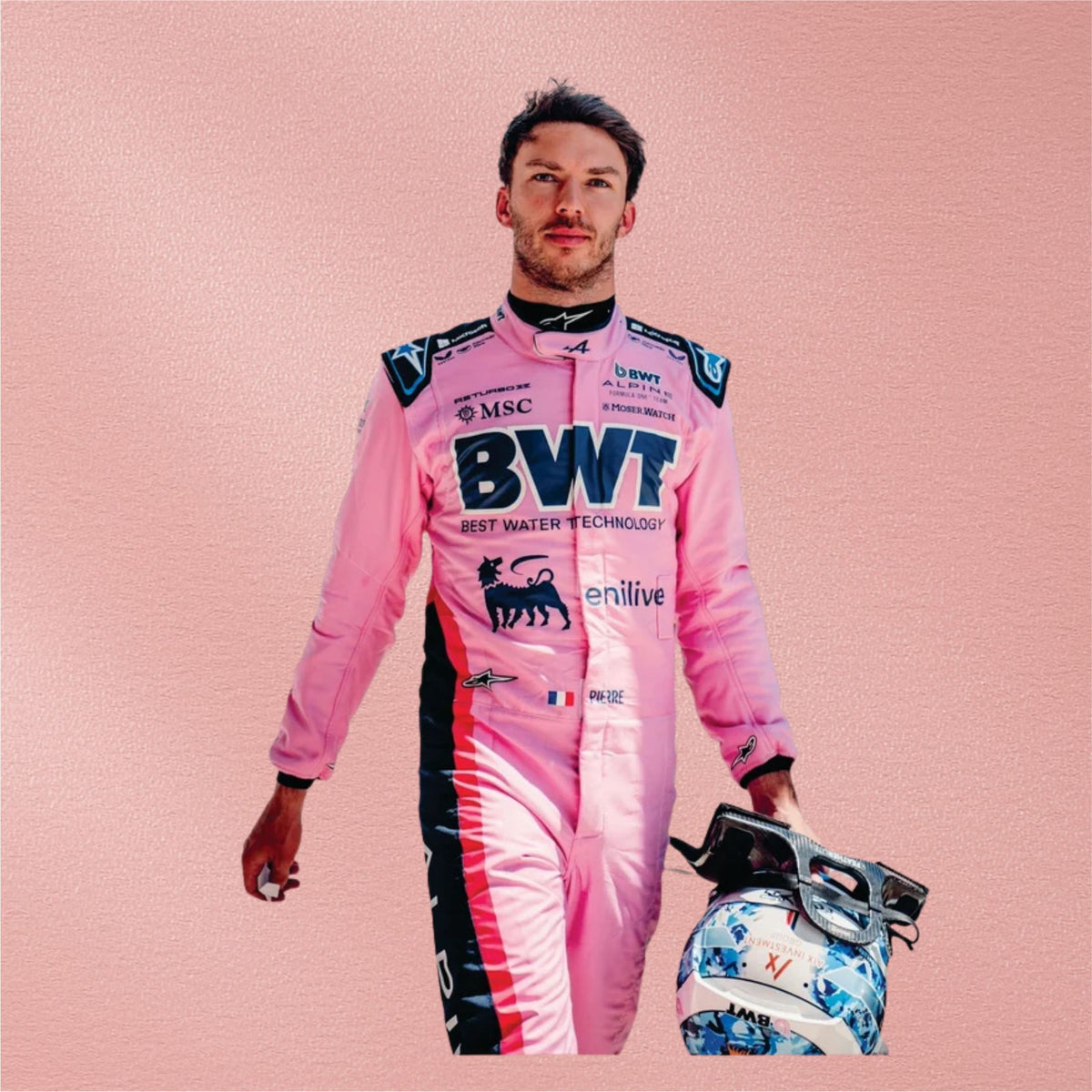 Pierre Gasly 2025 Alpine Austrian GP Racing Suit
