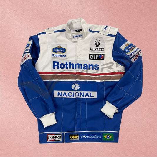 Ayrton Senna 1994 Williams Rothmans Embroidered F1 Jacket