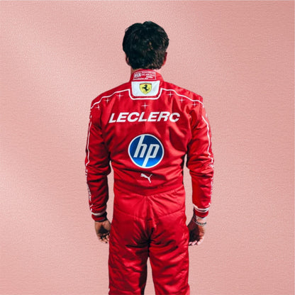 Charles Leclerc 2026 Ferrari Monza GP Replica Racing Suit