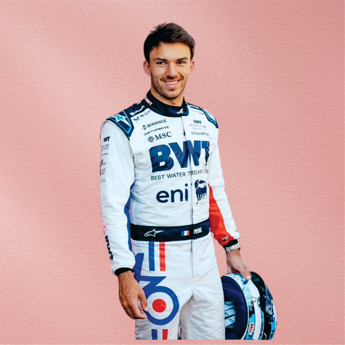 Pierre Gasly 2025 Alpine Spanish GP Racing Suit