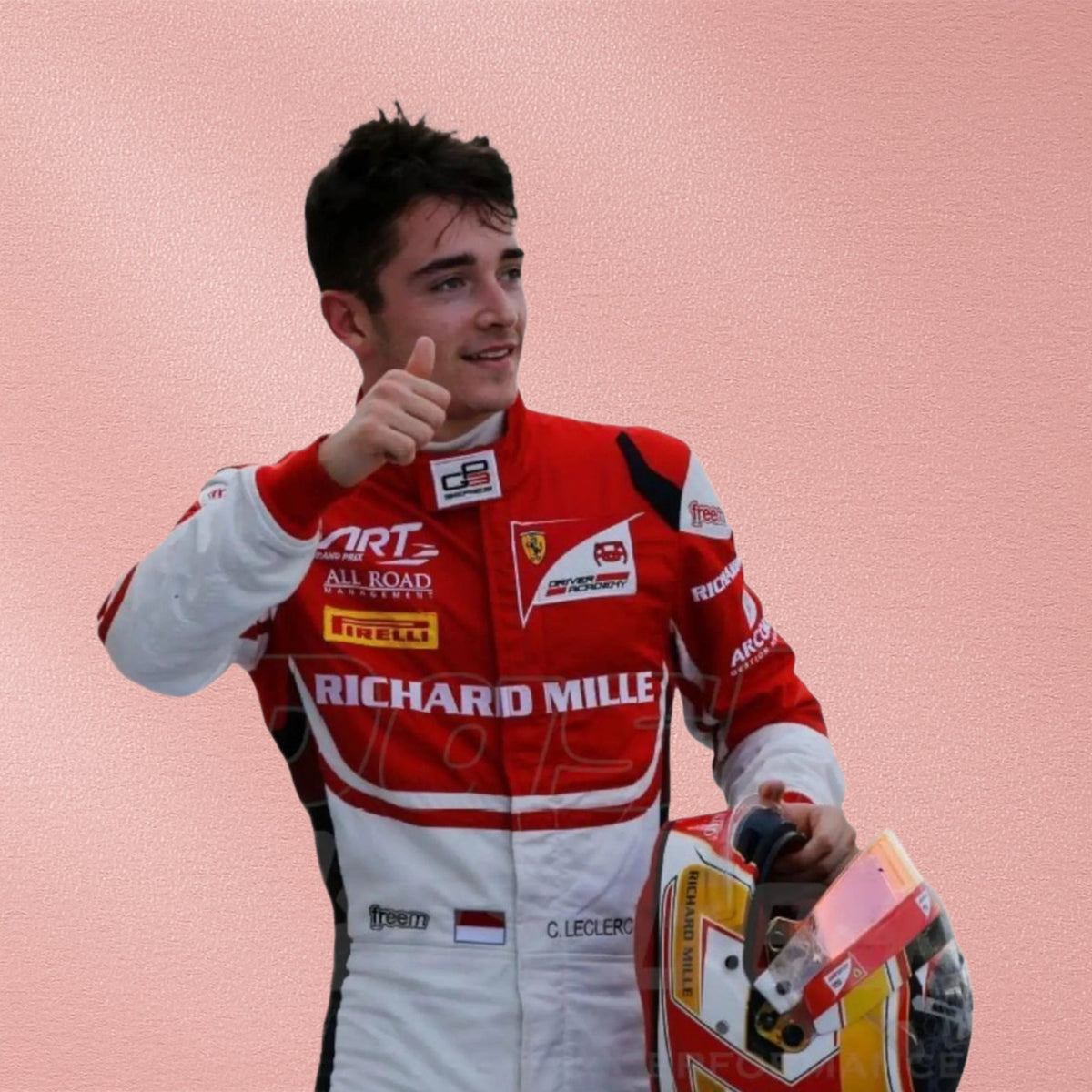 2016 Charles Leclerc Ferrari F1 Race Suit for Kids | Formula 1 Racing Wear Vorix Race Gears