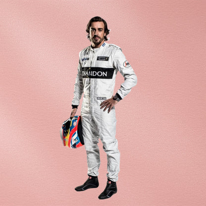 2016 Fernando Alonso McLaren F1 Team Race Suit | Formula 1 Racing Wear Vorix Race Gears