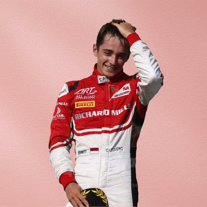 2016 Charles Leclerc Ferrari F1 Race Suit for Kids | Formula 1 Racing Wear Vorix Race Gears