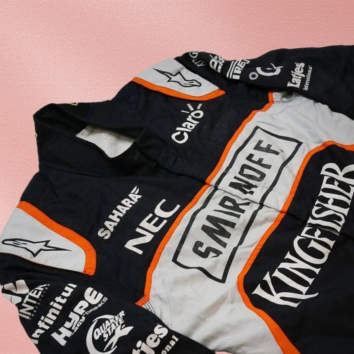 2016 Nico Hülkenberg Sahara Force India F1 Race Suit | Formula 1 Racewear Vorix Race Gears