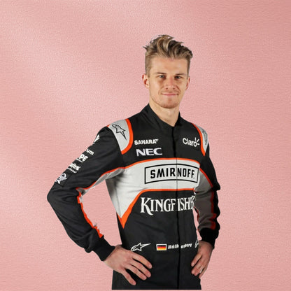 2016 Nico Hülkenberg Sahara Force India F1 Race Suit | Formula 1 Racewear Vorix Race Gears