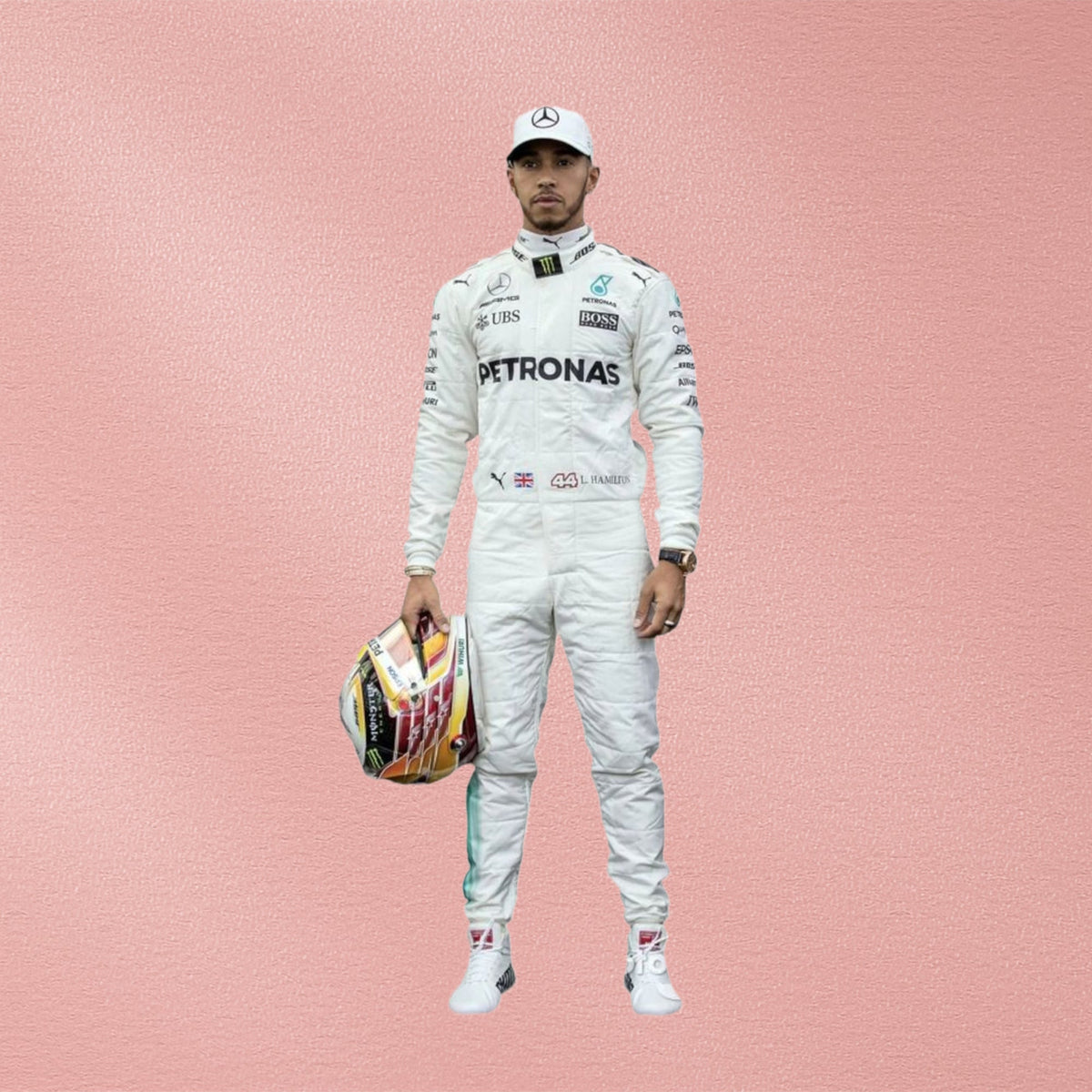 2017 Lewis Hamilton Mercedes-Benz F1 Printed Racing Suit | Formula 1 Racewear Vorix Race Gears
