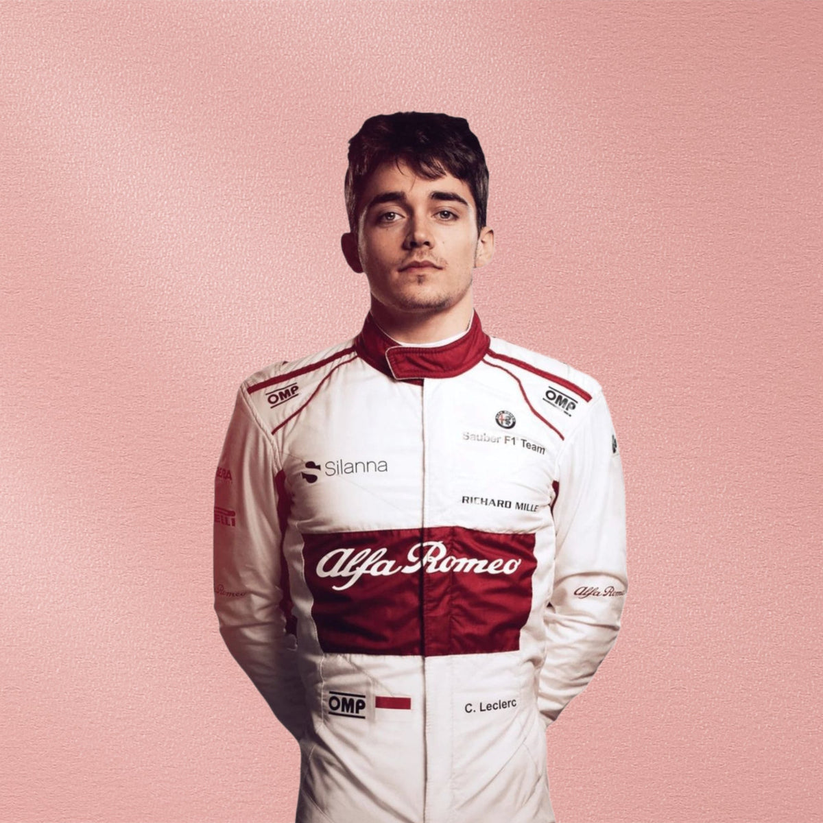 2018 Charles Leclerc Alfa Romeo Sauber F1 Racing Suit | Formula 1 Racewear Vorix Race Gears
