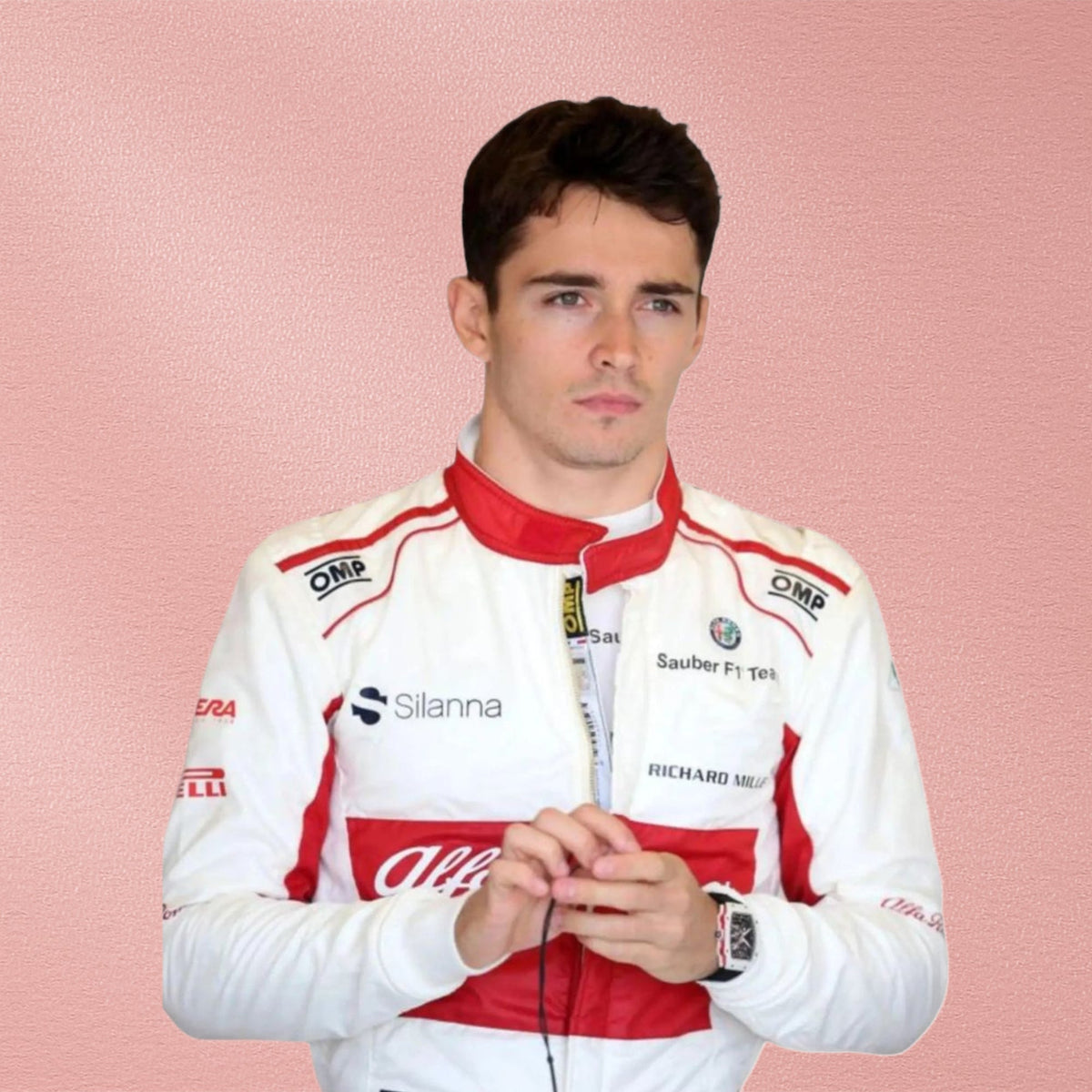 2018 Charles Leclerc Alfa Romeo Sauber F1 Racing Suit | Formula 1 Racewear Vorix Race Gears