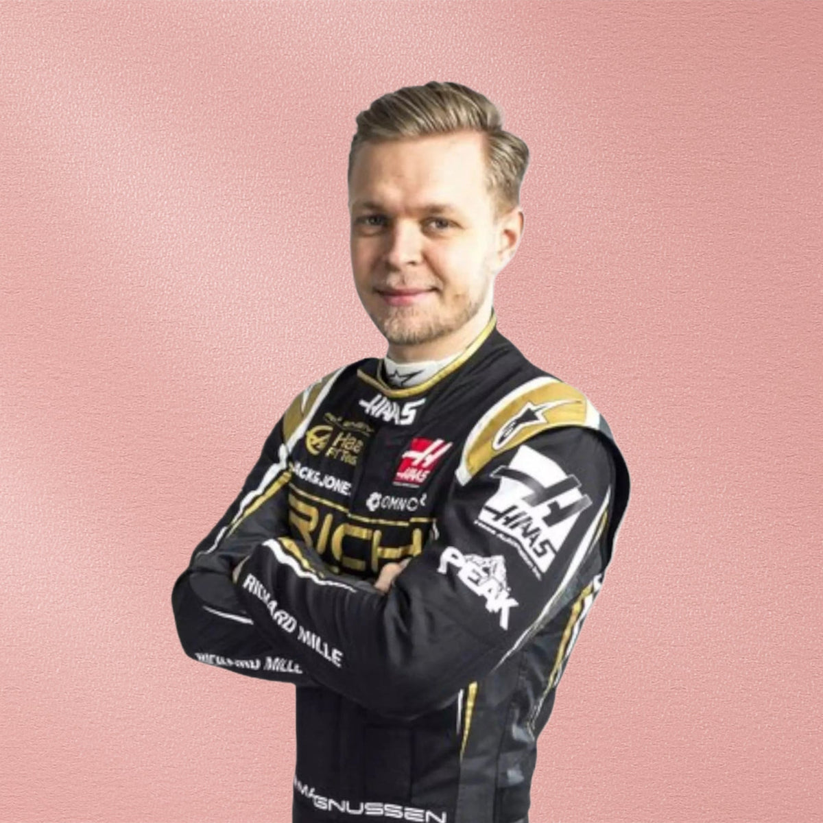 2019 Kevin Magnussen Haas F1 Race Suit | Haas Formula 1 Racewear Vorix Race Gears