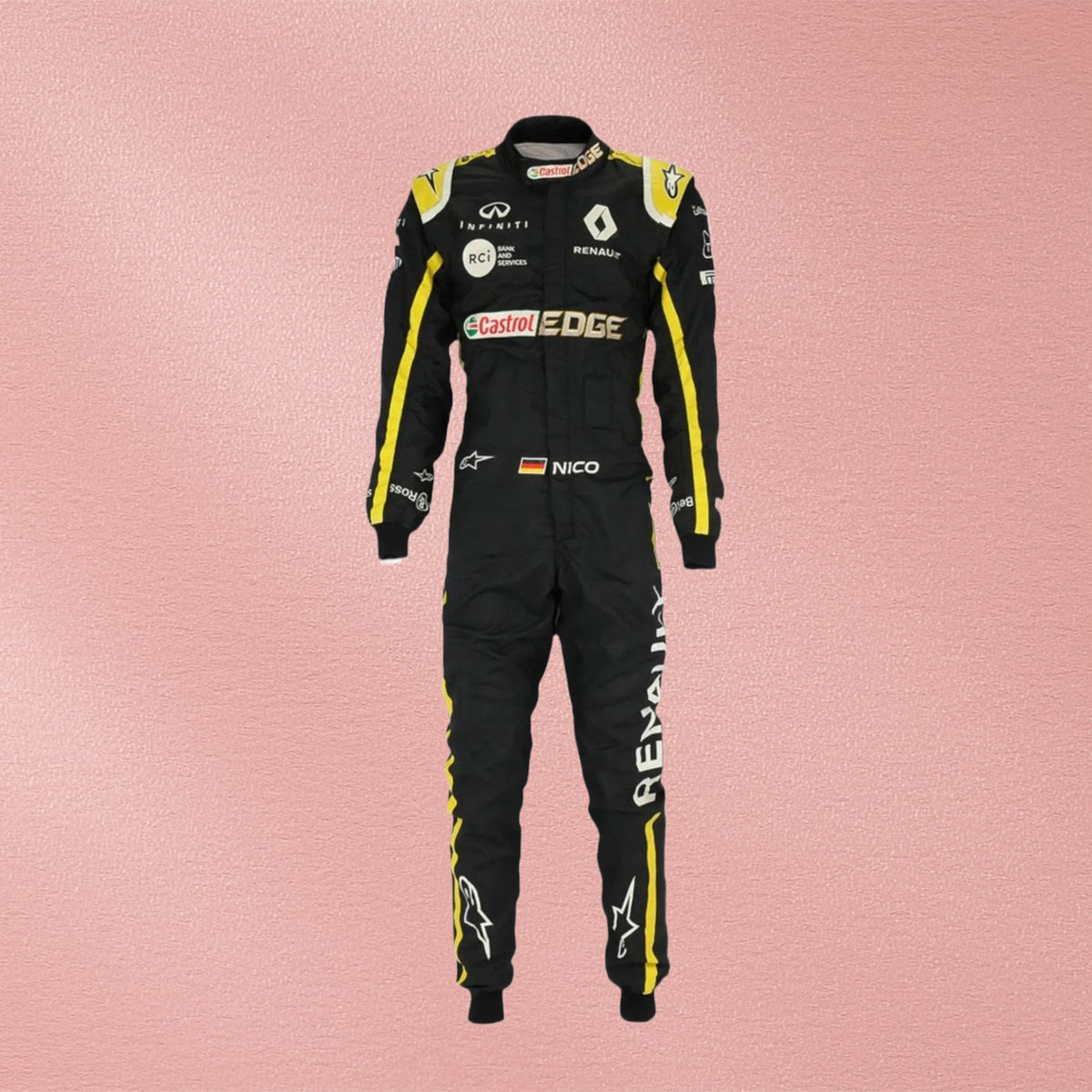 2019 Nico Hülkenberg Renault F1 Team Race Suit | Formula 1 Racewear Vorix Race Gears