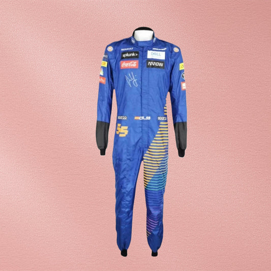 2020 Carlos Sainz McLaren Formula 1 Racing Suit | F1 Racewear Vorix Race Gears