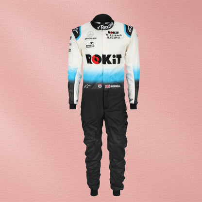 2019 George Russell Williams Racing F1 Race Suit | Classic F1 Racewear Vorix Race Gears
