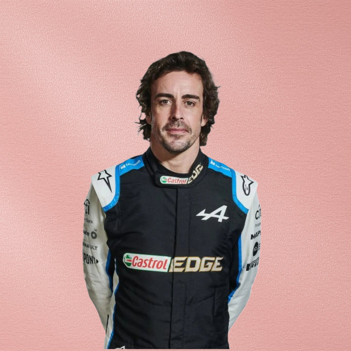 Fernando Alonso 2021 Alpine F1 Racing Suit | Formula 1 Driver Racewear Vorix Race Gears