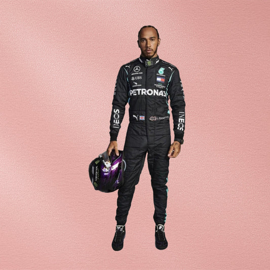2021 Lewis Hamilton Mercedes-AMG F1 Racing Suit | Formula 1 Racewear Vorix Race Gears