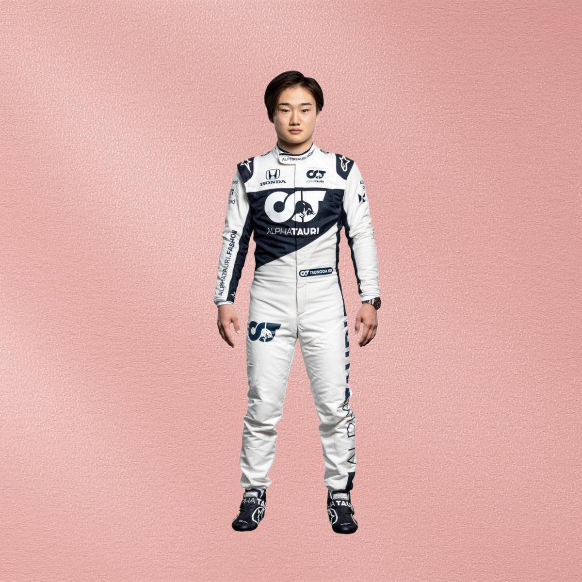 2021 Yuki Tsunoda AlphaTauri F1 Rookie Season Race Suit | Formula 1 Racewear Vorix Race Gears