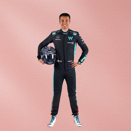 2022 New Alexander Albon Williams Racing F1 Race Suit | Formula 1 Vorix Race Gears