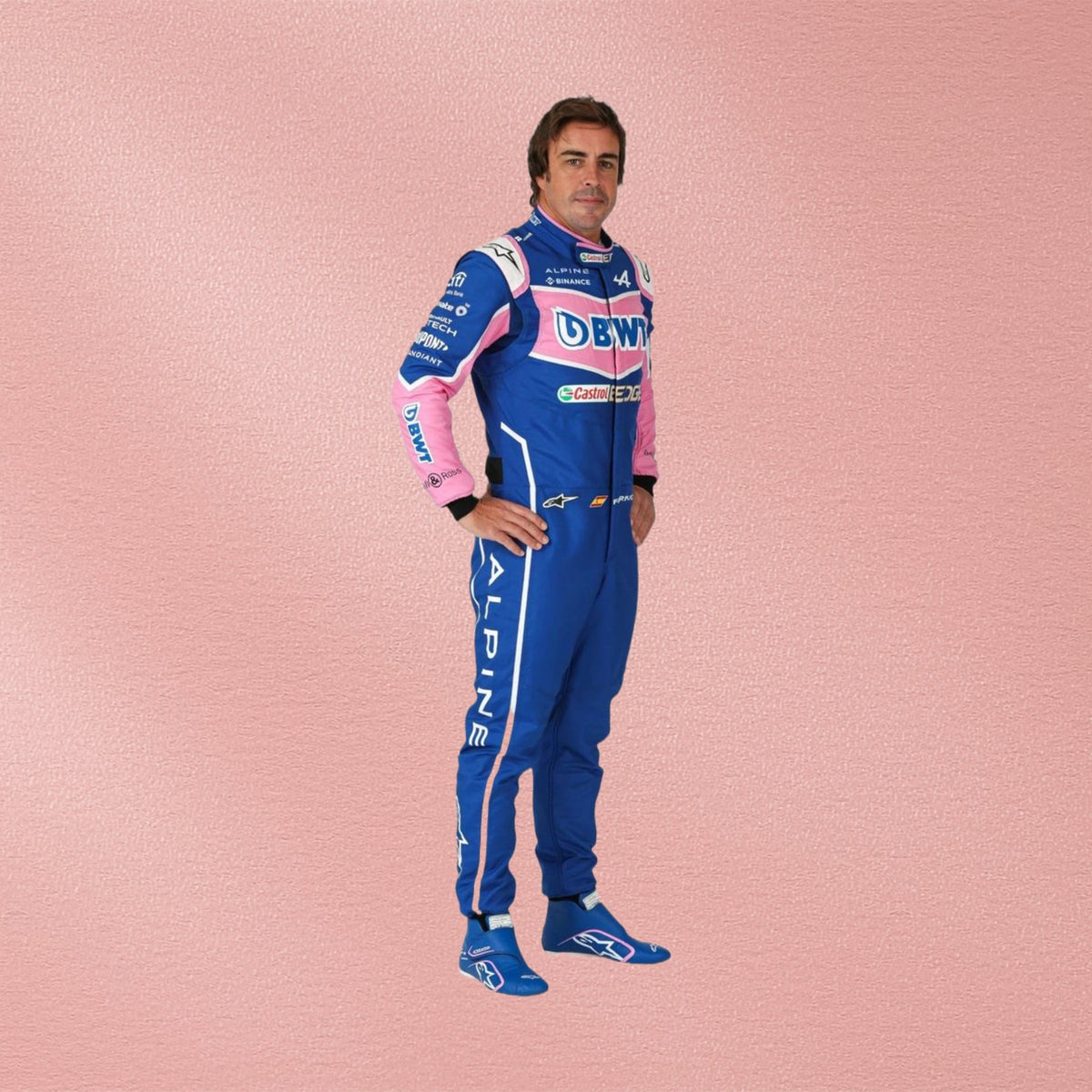 2022 Fernando Alonso Alpine F1 Racing Suit | Formula 1 Racewear Vorix Race Gears