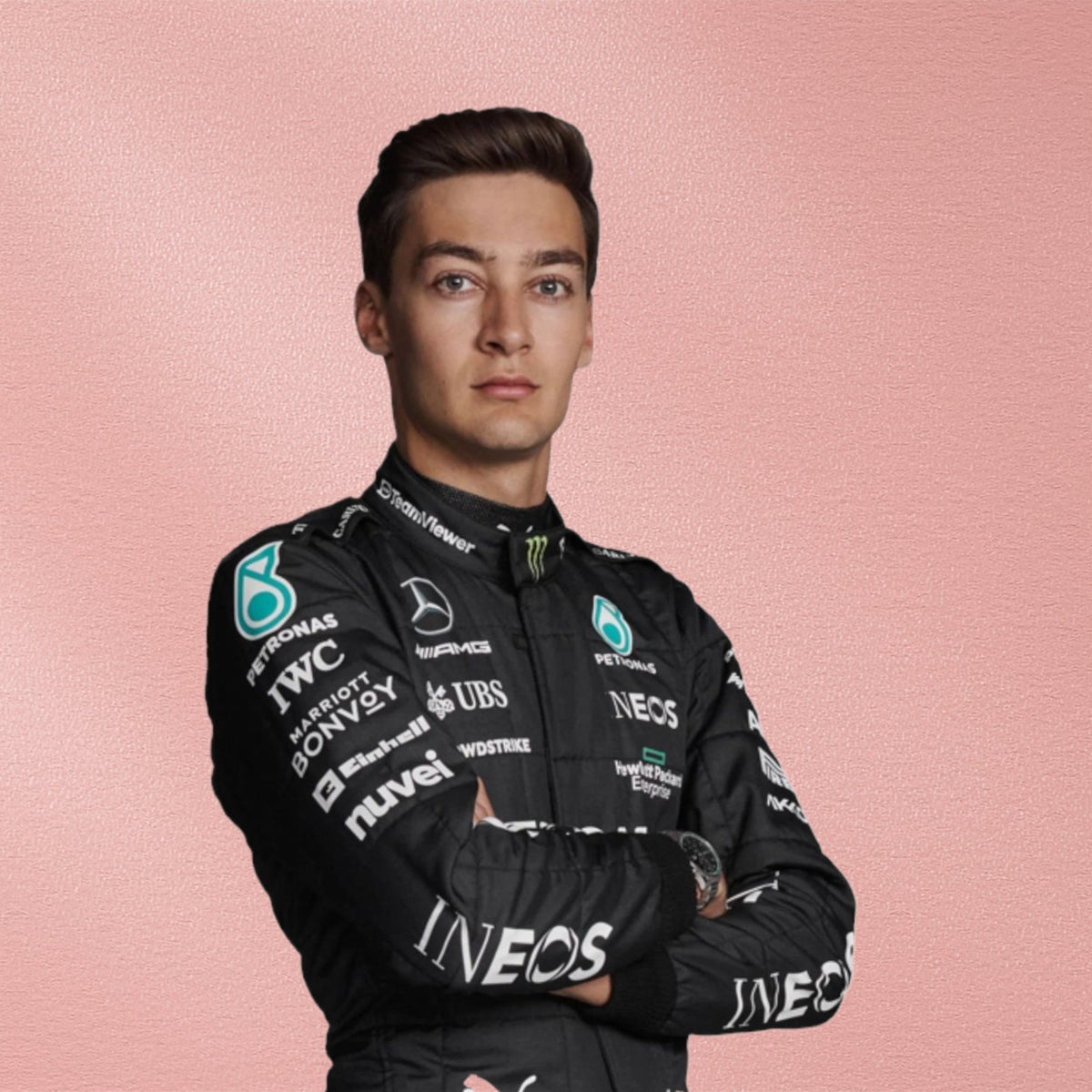2022 George Russell Mercedes-AMG F1 Race Suit | Formula 1 Racewear Vorix Race Gears