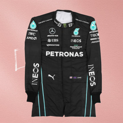 2022 Lewis Hamilton Mercedes-AMG Petronas F1 Team Replica Race Suit Vorix Race Gears