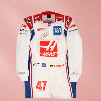 2022 Mick Schumacher Haas F1 Team Replica Race Suit | Formula 1 Racewear Vorix Race Gears