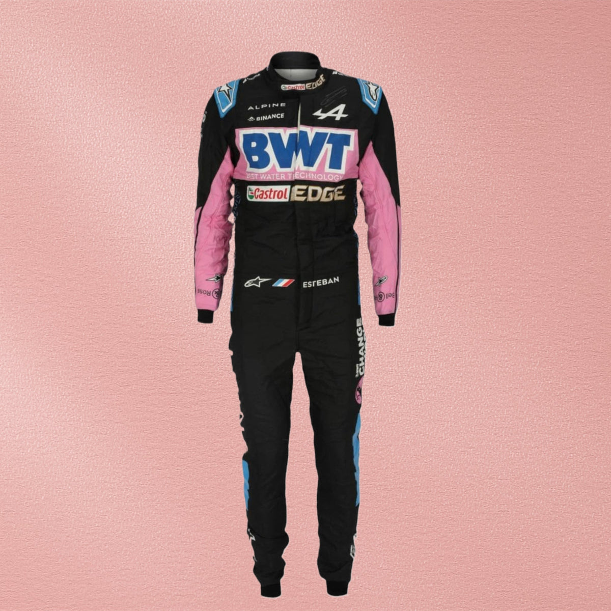 2023 Esteban Ocon BWT Alpine F1 Team Race Suit – Singapore GP Vorix Race Gears