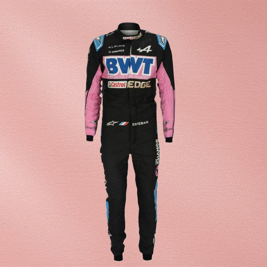 2023 Esteban Ocon BWT Alpine F1 Team Race Suit – Singapore GP Vorix Race Gears
