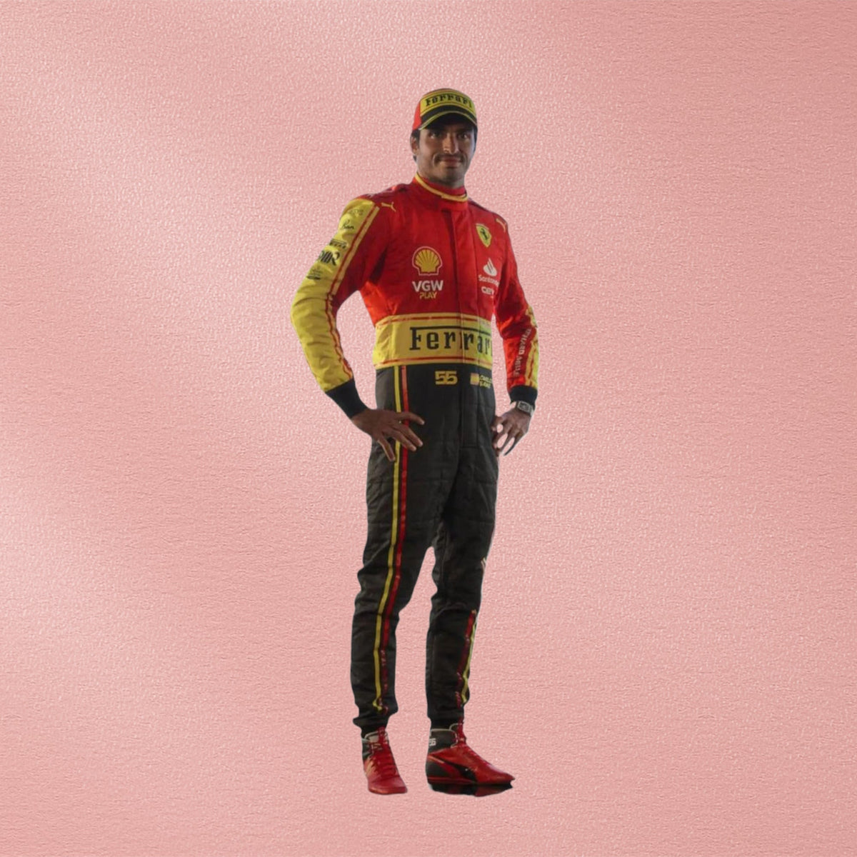 2023 Ferrari F1 Monza GP Special Edition Replica Race Suit Vorix Race Gears