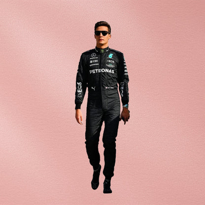 2023 George Russell Mercedes AMG F1 Race Suit | Formula 1 Racewear Vorix Race Gears
