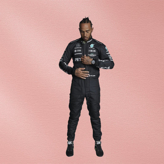 2023 Lewis Hamilton Mercedes-AMG Petronas F1 Replica Race Suit Vorix Race Gears