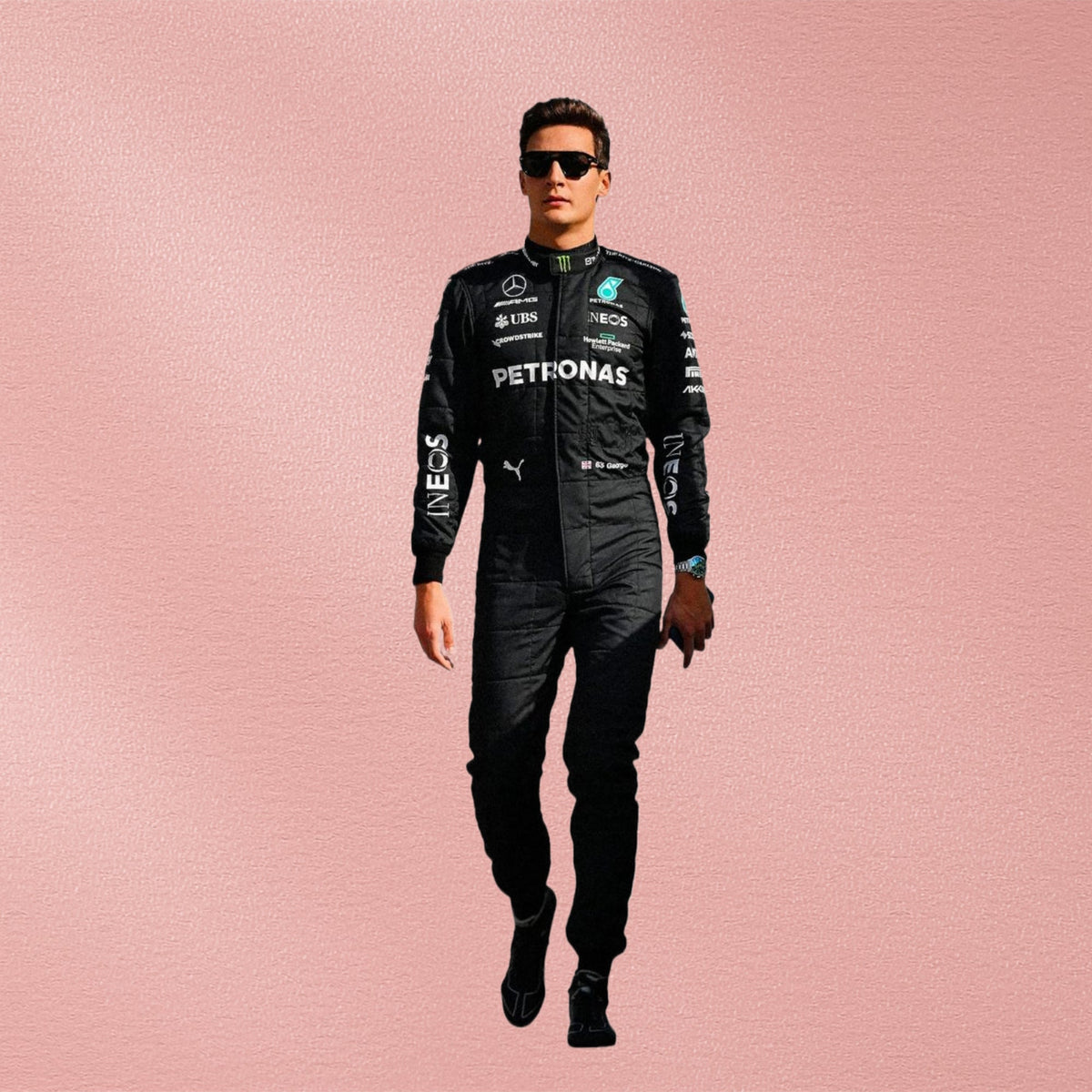 2023 George Russell Mercedes-AMG Petronas F1 Team Replica Race Suit Vorix Race Gears