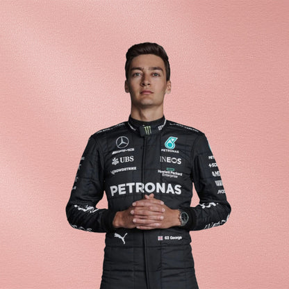 2023 George Russell Mercedes AMG F1 Race Suit | Formula 1 Racewear Vorix Race Gears