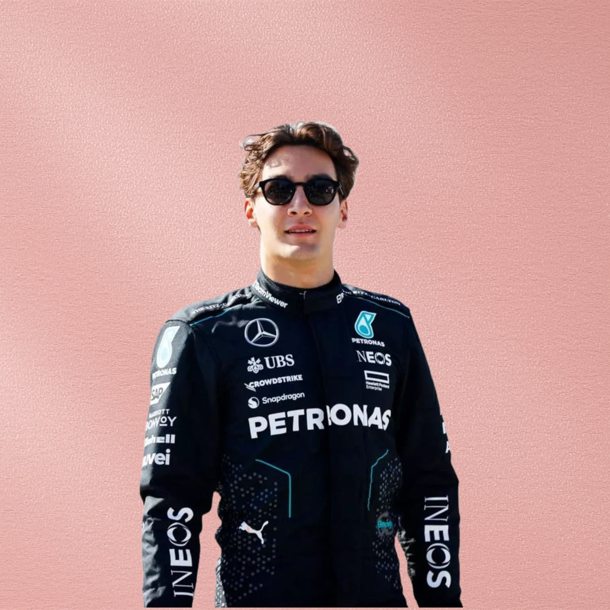 2024 George Russell Mercedes AMG F1 Racing Suit | Team Racewear