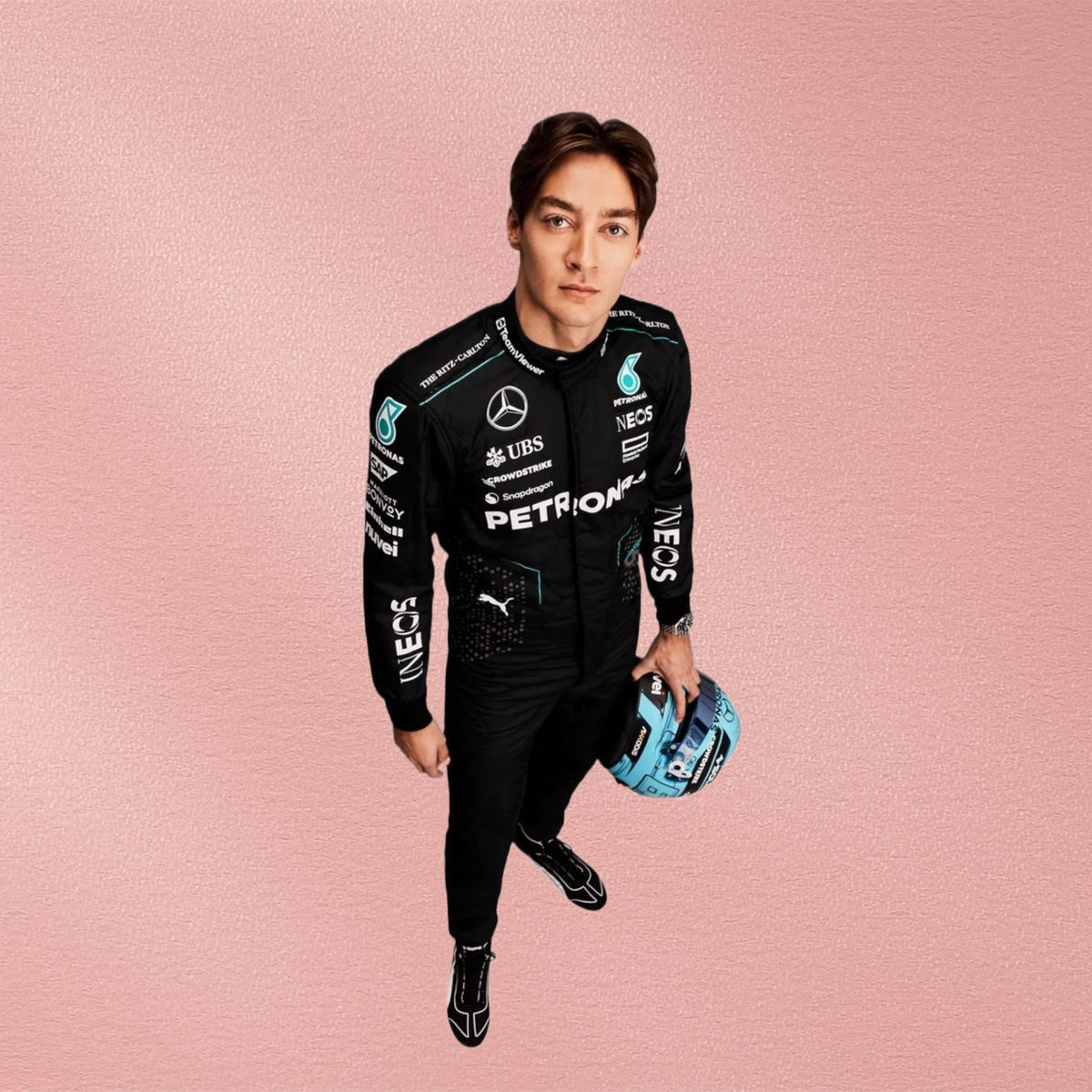 2024 George Russell Mercedes AMG F1 Racing Suit | Team Racewear