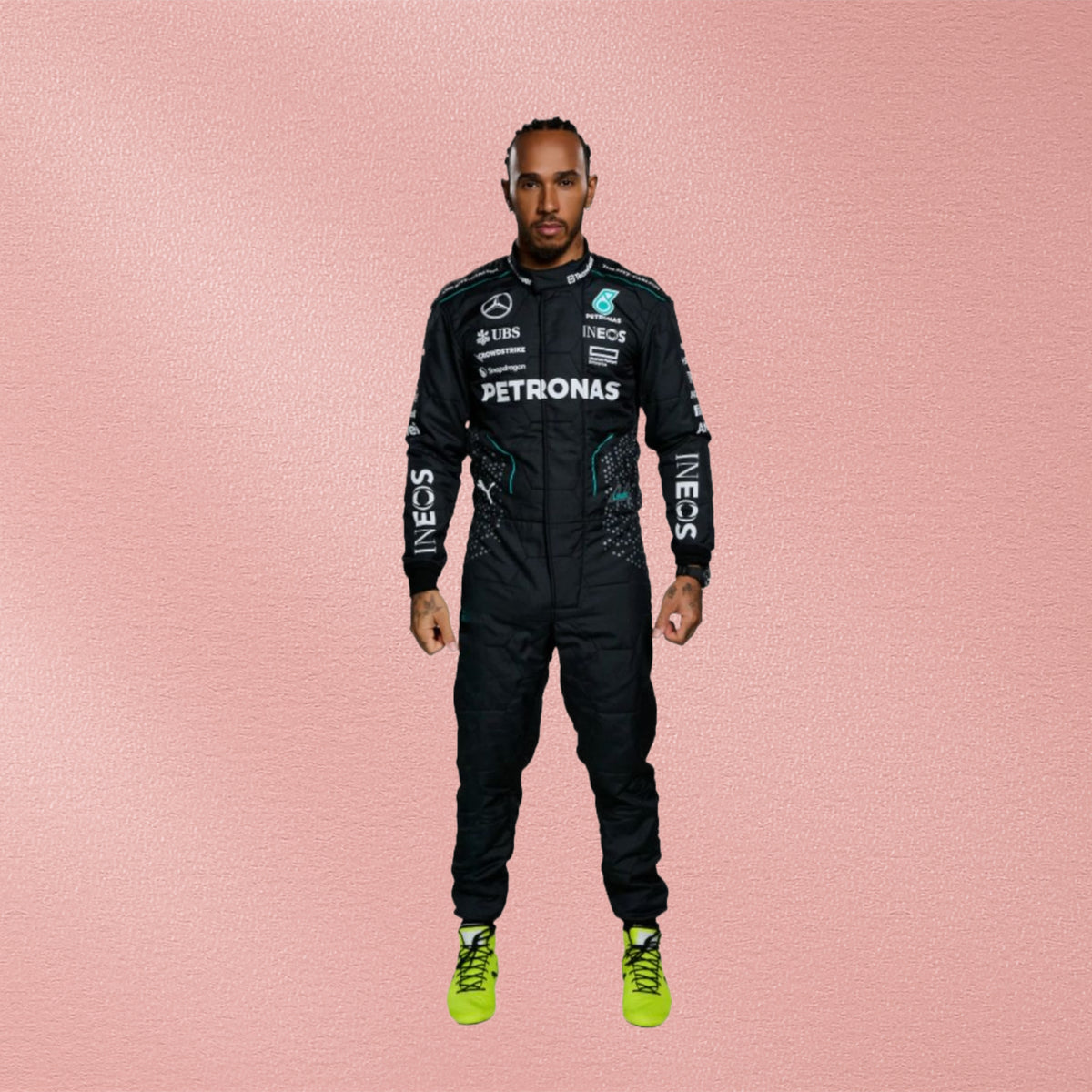 2024 Lewis Hamilton Mercedes AMG F1 Team Suit