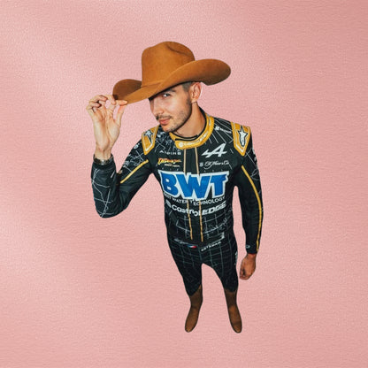 2024 Esteban Ocon Alpine Austin Grand Prix F1 Race Suit