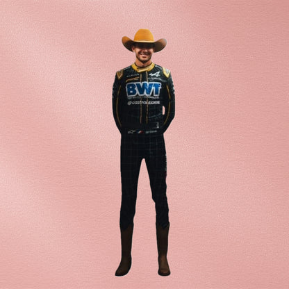 2024 Esteban Ocon Alpine Austin Grand Prix F1 Race Suit