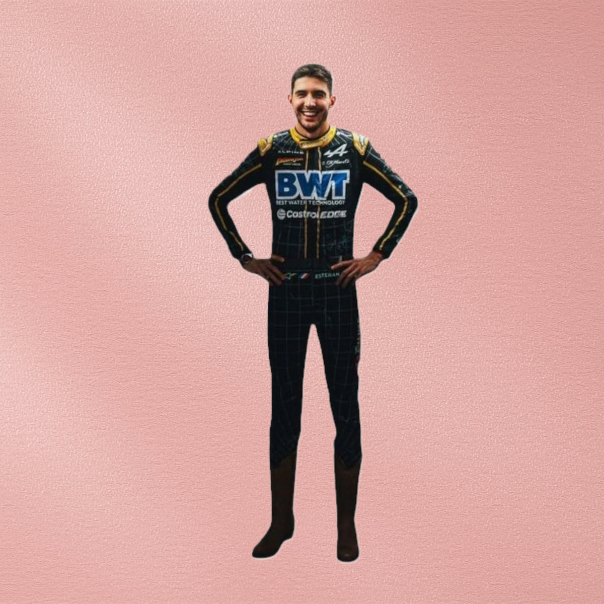 2024 Esteban Ocon Alpine Austin Grand Prix F1 Race Suit