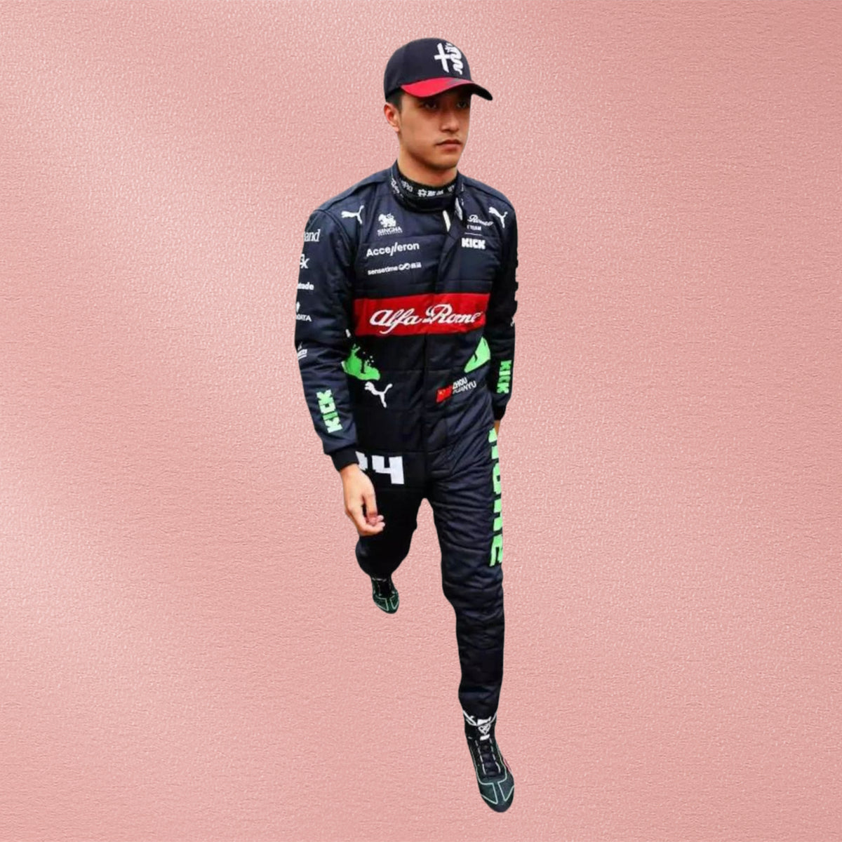 2024 Zhou Guanyu Alfa Romeo F1 Team Race Suit