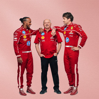 2025 Charles Leclerc Ferrari F1 Racing Suit | Scuderia Ferrari Vorix Race Gears