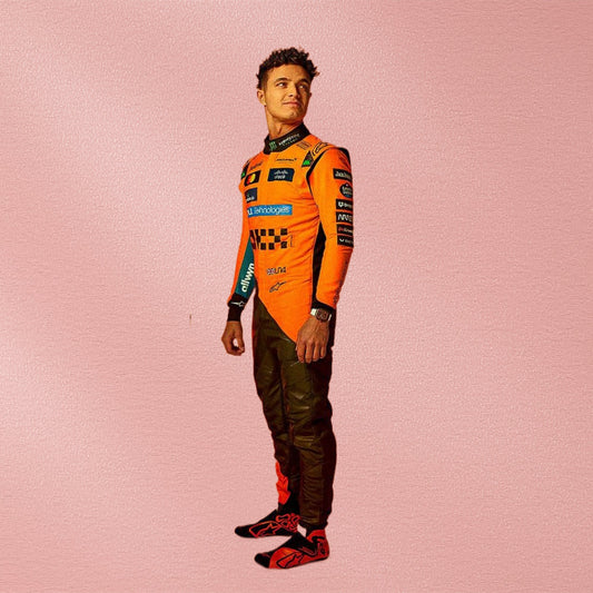 2025 Lando Norris McLaren F1 Racing Suit | Formula 1 Racewear Vorix Race Gears