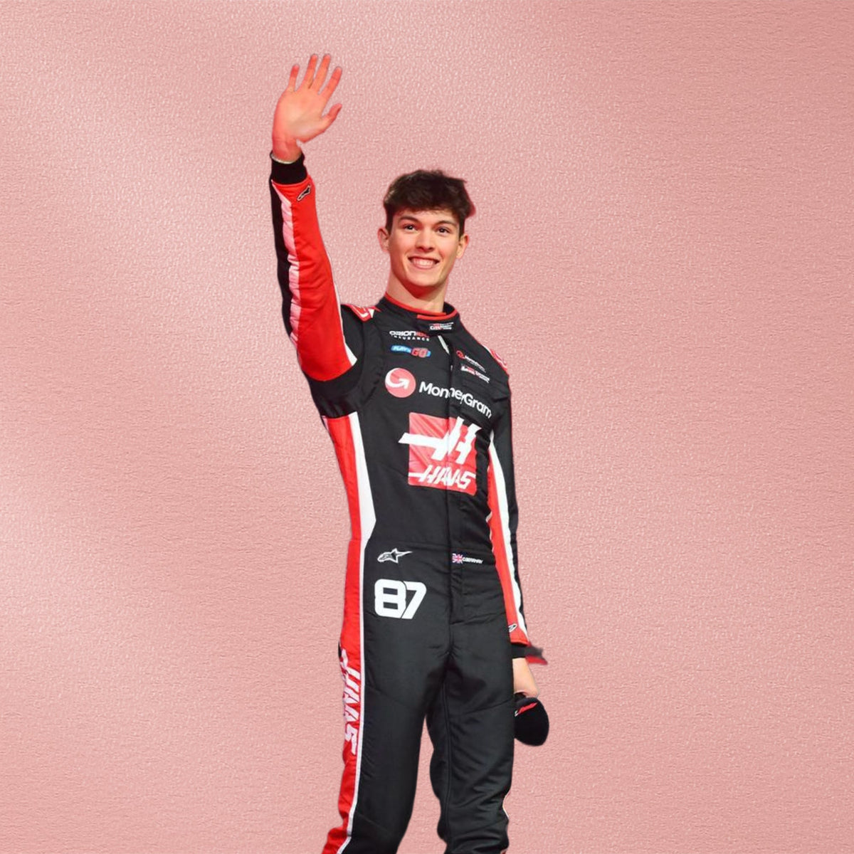 2025 Oliver Bearman Haas F1 Racing Suit | Formula 1 Racewear Vorix Race Gears