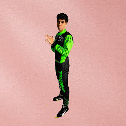 2025 Gabriel Bortoleto Stake F1 Racing Suit | Formula 1 Racewear Vorix Race Gears