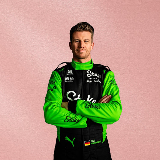2025 Nico Hulkenberg Stake F1 Racing Suit | Formula 1 Racewear Vorix Race Gears