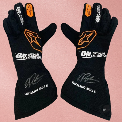 Oscar Piastri 2025 F1 Driver Racing Gloves – Formula 1 Performance Style Vorix Race Gears