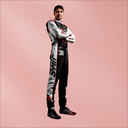 2026 Esteban Ocon Haas F1 Racing Suit | Racewear Vorix Race Gears